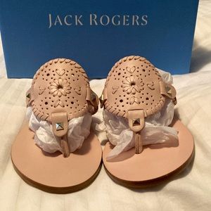 Jack Rogers Leather Georgica Sandal .Size 8.5